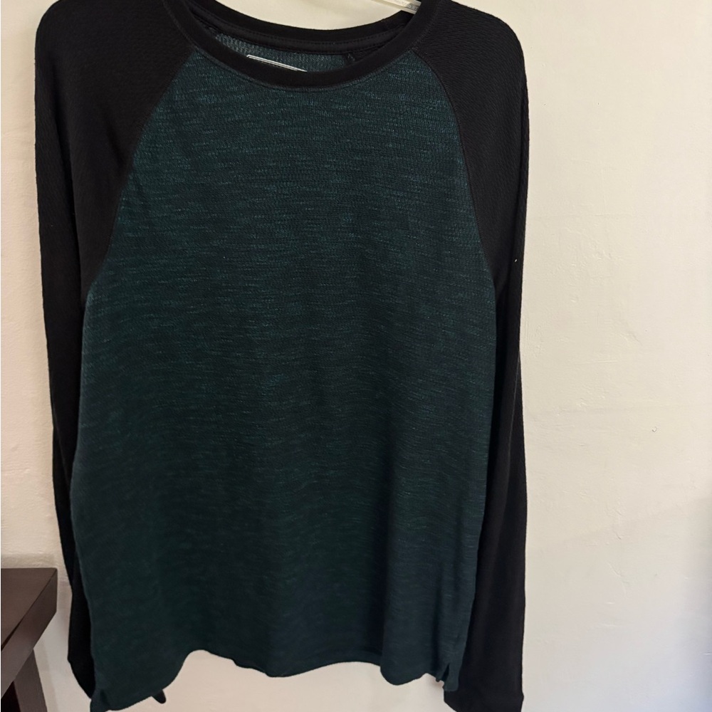 Urban Pipeline Charcoal and Black Crewneck